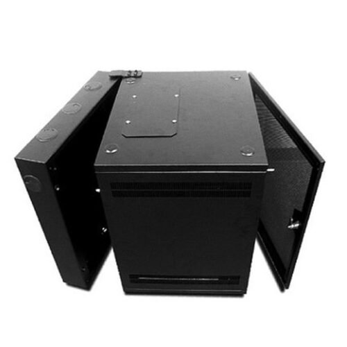 APC NetShelter 13U Wallmount Rack Cabinet Glass Door Double Hinged Server Depth - Image 6