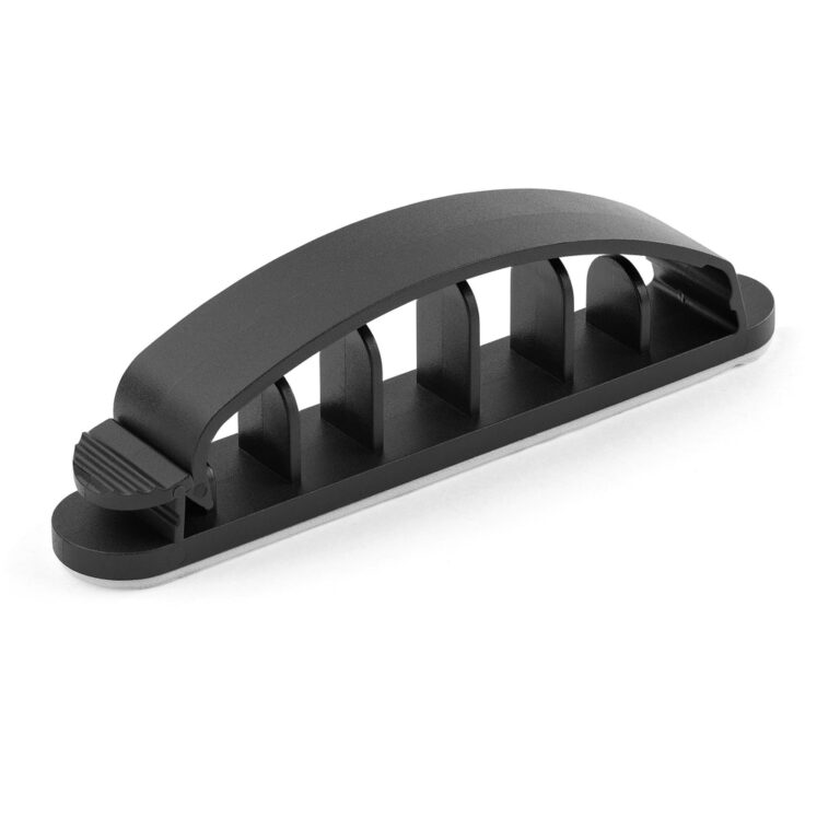 StarTech.com 100 Pack Cable Management Clips - Self Adhesive 6 Slot Cable Comb - Resusable Desktop USB/Computer/Ethernet/AV Cor