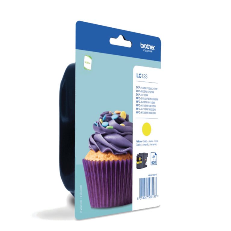 Brother LC123YBP ink cartridge 1 pc(s) Original Yellow