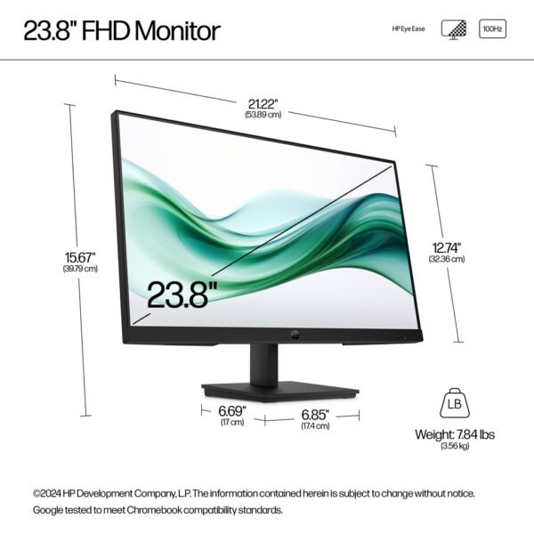 HP Series 3 Pro 23.8 inch FHD Monitor - 324pv - Image 3