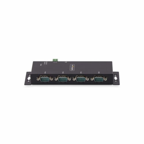 StarTech.com 4-Port Serial to Ethernet Adapter, IP Serial Device Server For Remote RS232 Devices, Wall/DIN Rail Mountable, Meta - Image 7