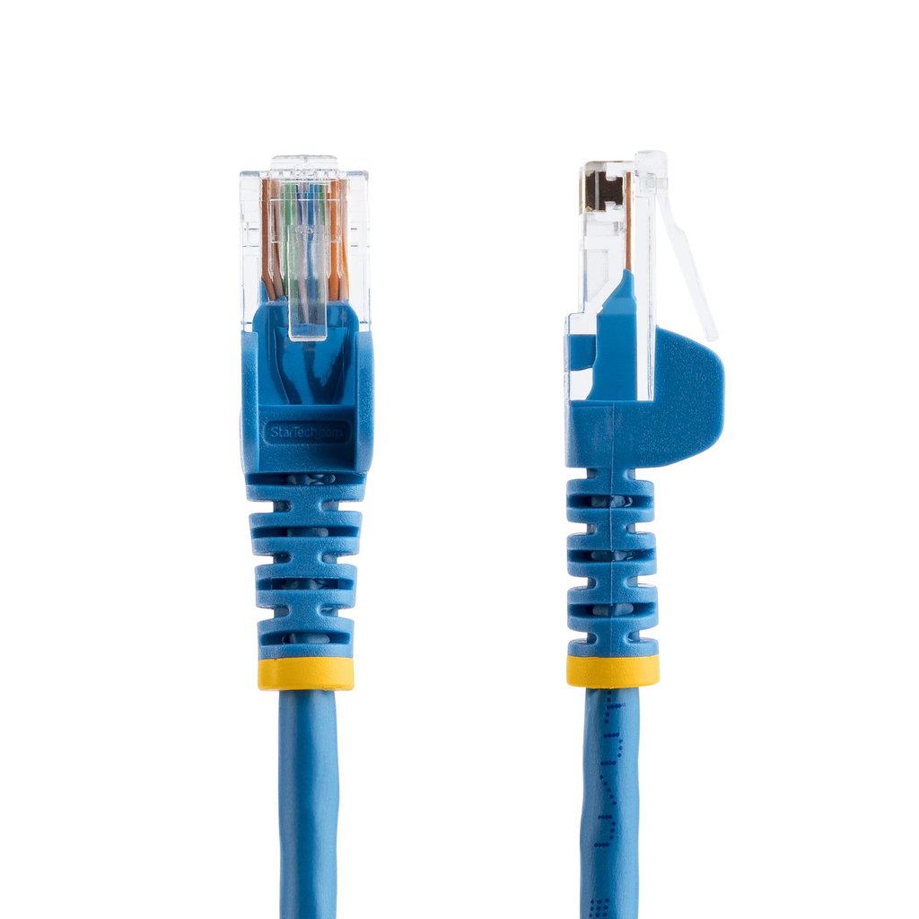 StarTech.com Cat5e Patch Cable with Snagless RJ45 Connectors - 1m, Blue - Image 4