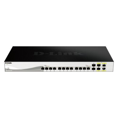 D-Link 12-port 10GBASE-T, 2-port SFP+ and 2-port 10GBASE-T/SFP+ Multi-Gigabit Smart Managed Switch - Image 2