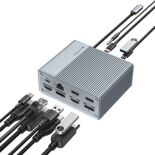 Targus HDG212B-GL laptop dock/port replicator Wired USB 3.2 Gen 1 (3.1 Gen 1) Type-C Grey - Image 2