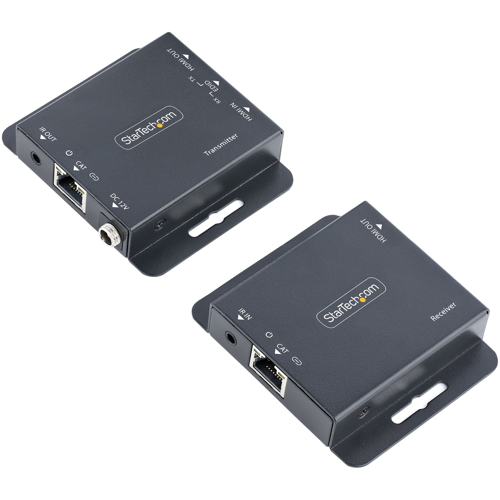 StarTech.com 4K HDMI Extender over CAT6/CAT5 Ethernet Cable, 4K 30Hz or 1080p 60Hz Video Extender, HDMI over Ethernet Cable, HD - Image 3