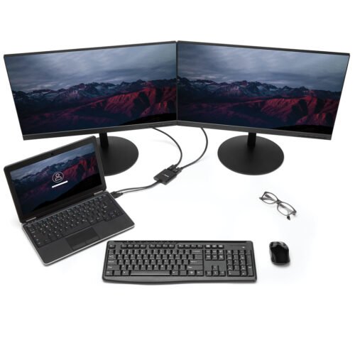 StarTech.com 2-Port Multi Monitor Adapter - Mini DisplayPort to 2x DisplayPort MST Hub - Dual 4K 30Hz - Video Splitter for Exte - Image 5