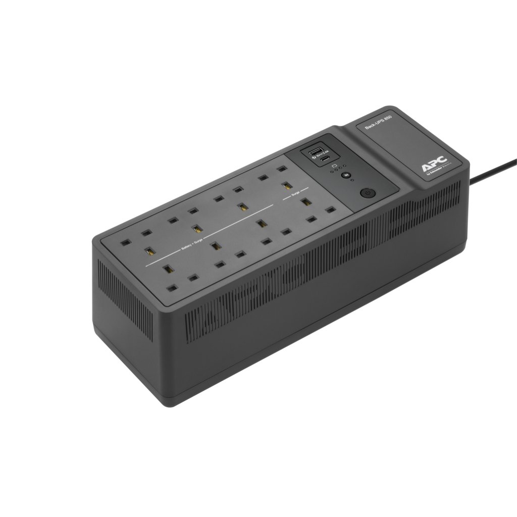 APC Back-UPS BE850G2-UK - 8x BS 1363 outlets, 850VA, 2 USB chargers, 1 USB data port - Image 5