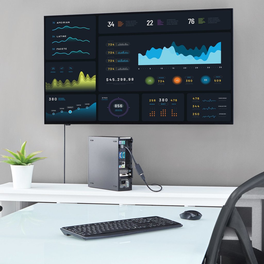 StarTech.com DisplayPort to HDMI Adapter - DP to HDMI Adapter/Video Converter - 1080p - VESA Certified - DP to HDMI Monitor/Dis - Image 5