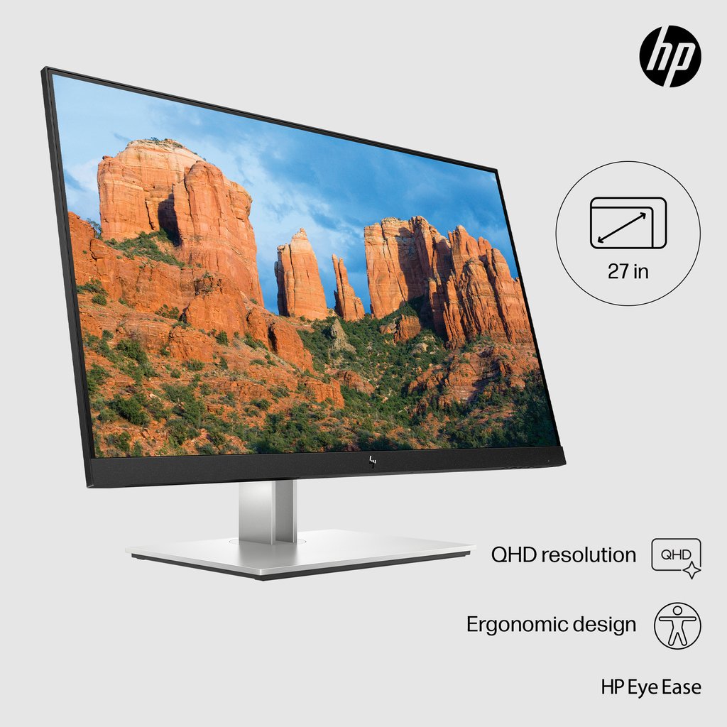 HP E-Series E27q G4 QHD Monitor - Image 4