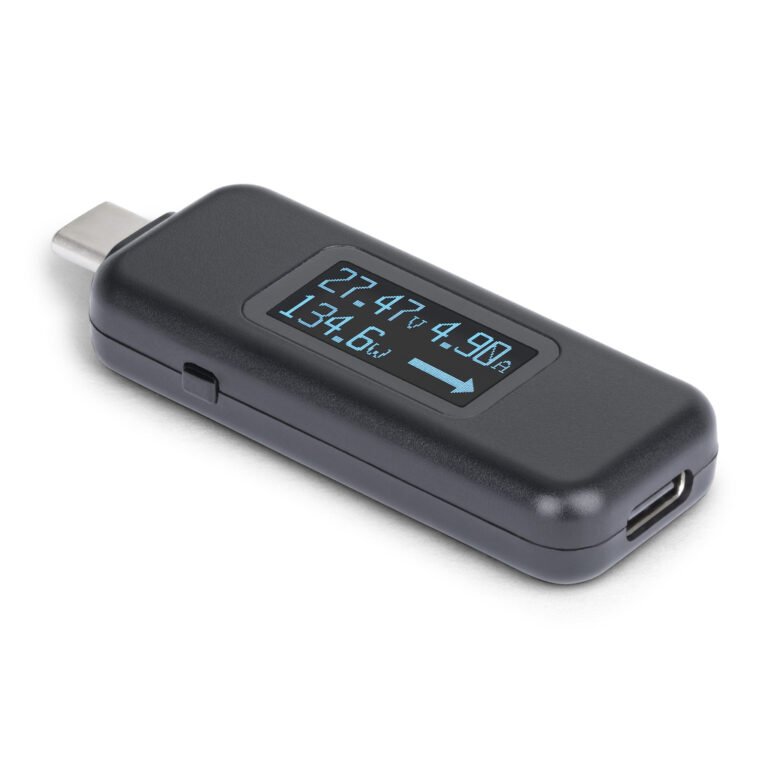 StarTech.com USB-C Power Tester, Digital Multimeter, Bi-Directional Voltage and Current Meter, Up to 240W PD EPR, Portable USB-