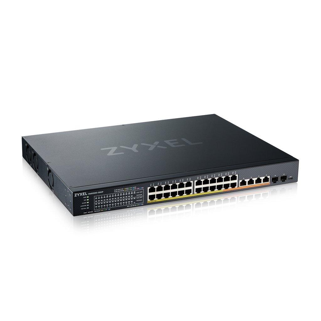 Zyxel XMG1930-30HP Managed L3 2.5G Ethernet (100/1000/2500) Power over Ethernet (PoE) 1U Black - Image 2