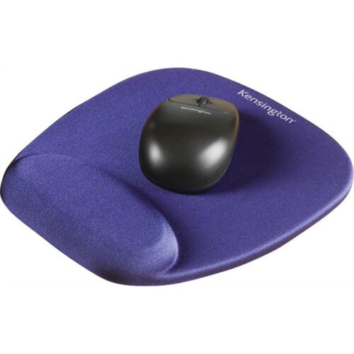 Kensington Foam Mouse Pad with Integrated Wrist Support - Blue - Image 5