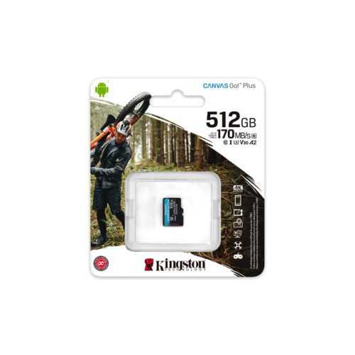 Kingston Technology 512GB microSDXC Canvas Go Plus 170R A2 U3 V30 Single Pack w/o ADP - Image 7