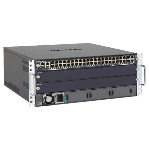 NETGEAR M6100-44G3-POE+ Managed L2/L3/L4 Gigabit Ethernet (10/100/1000) Power over Ethernet (PoE) 4U Black, Grey