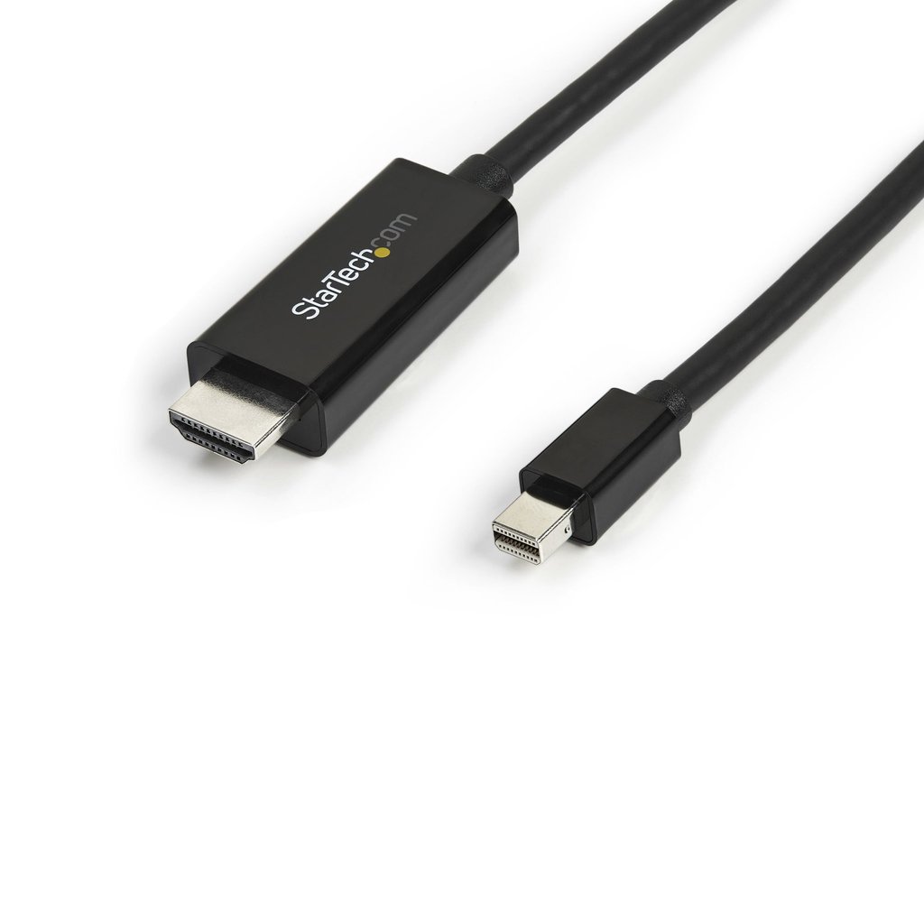StarTech.com 10ft (3m) Mini DisplayPort to HDMI Cable - 4K 30Hz Video - mDP to HDMI Adapter Cable - Mini DP or Thunderbolt 1/2