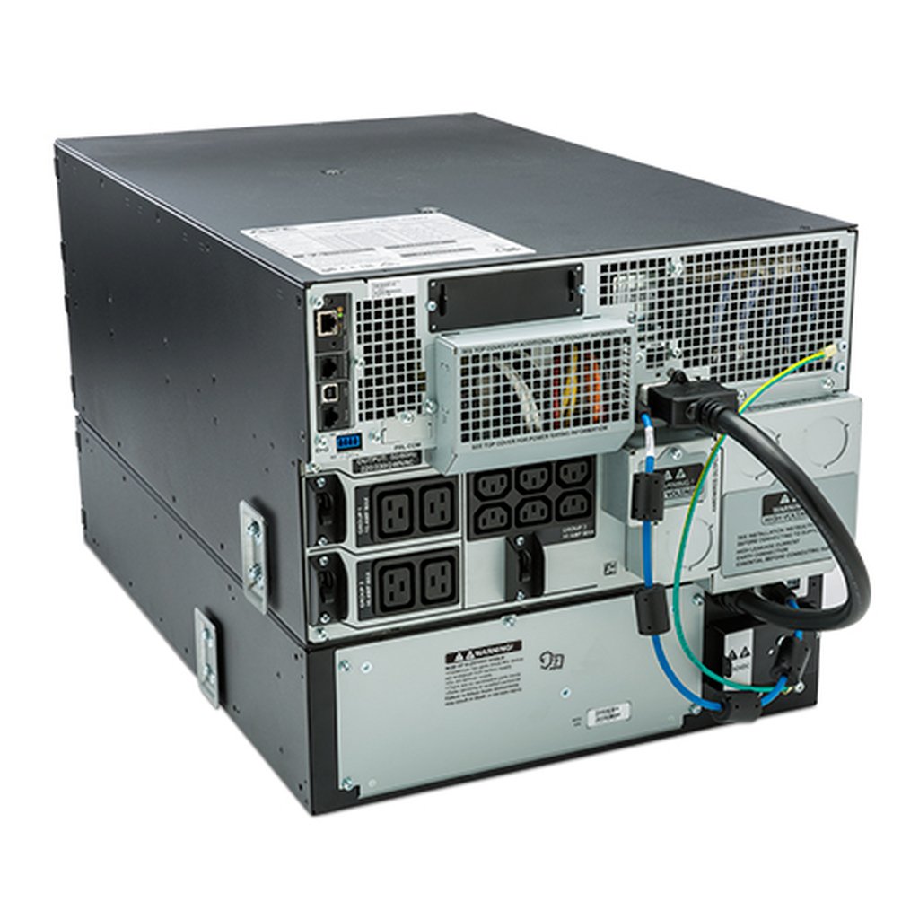 APC Smart-UPS On-Line SRT8KRMXLI - 8kW/VA, 6x C13 + 4x C19 + hardwire 1phase output, rack mountable, Embedded NMC - Image 9