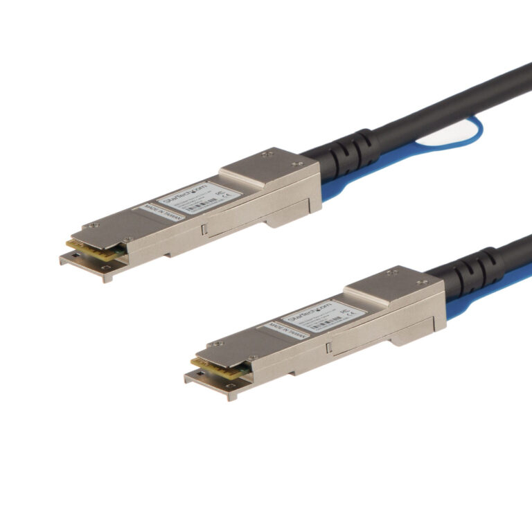 StarTech.com Cisco QSFP-H40G-CU1M Compatible 1m 40G QSFP+ to QSFP+ Direct Attach Cable Twinax - 40GbE QSFP+ Copper DAC 40 Gbps