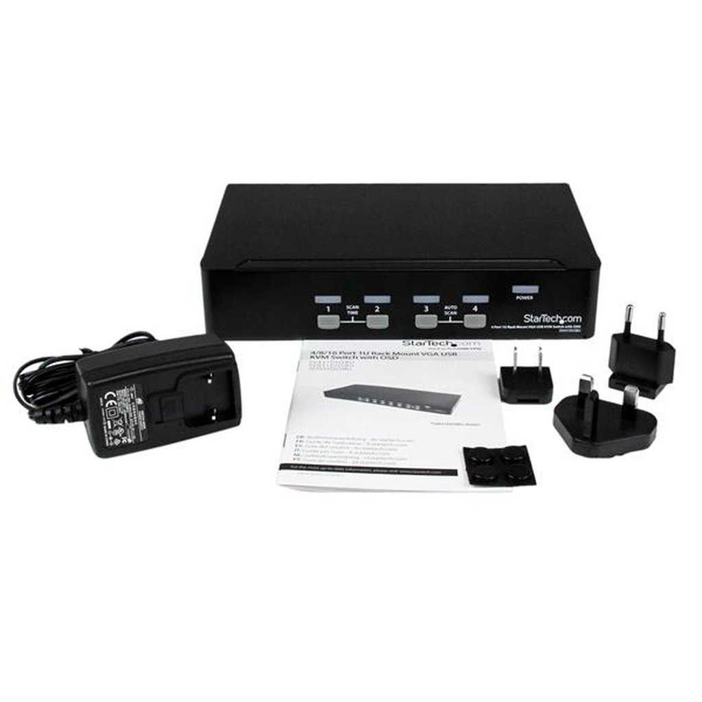 StarTech.com 4 Port 1U Rackmount USB KVM Switch with OSD - Image 7