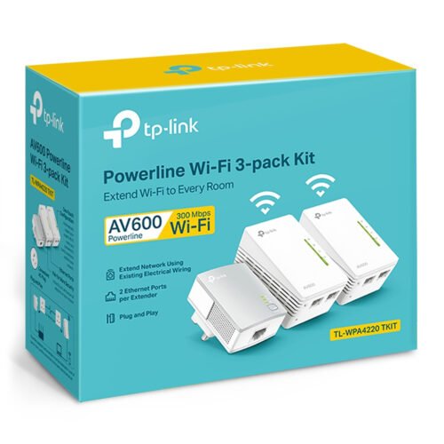 TP-Link Powerline 600 Wi-Fi 3-pack Kit - Image 4