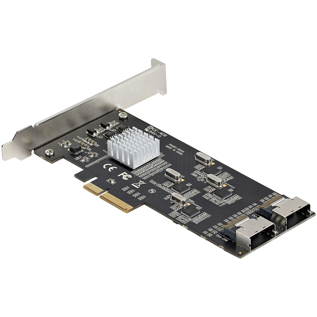 StarTech.com 8 Port SATA PCIe Card - PCI Express 6Gbps SATA Expansion Adapter Card with 4 Host Controllers - SATA PCIe Controll - Image 11