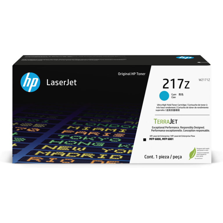 HP 217Z Ultra High Yield Cyan Original LaserJet Toner Cartridge