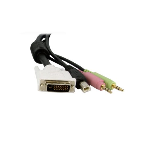 StarTech.com KVM Cable for DVI and USB KVM Switches with Audio & Microphone - 6ft - Image 5