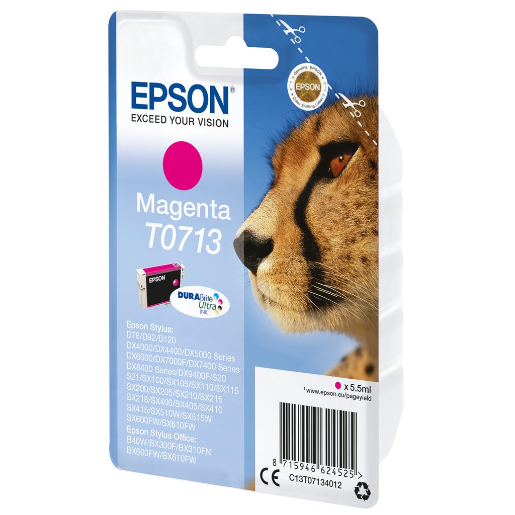 Epson Singlepack Magenta T0713 DURABrite Ultra Ink - Image 2