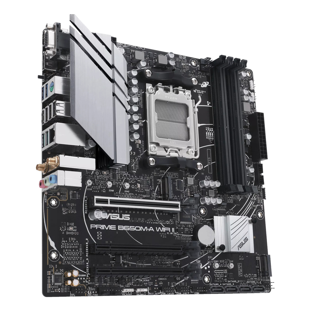 ASUS PRIME B650M-A WIFI II AMD B650 Socket AM5 micro ATX - Image 4