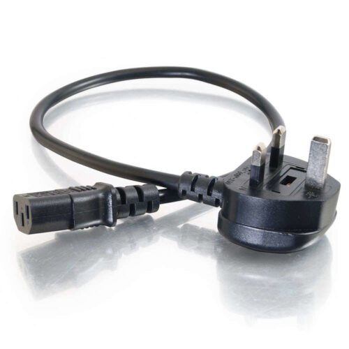 C2G 2m 16 AWG UK Power Cord (IEC320C13 to BS 1363) - Image 4