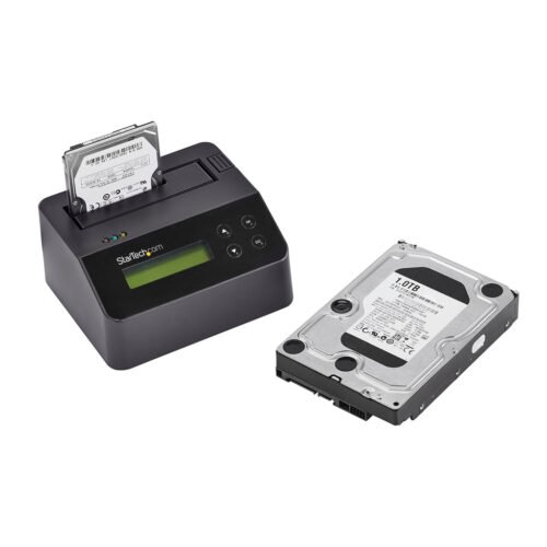 StarTech.com Single Bay Hard Drive Eraser, Standalone HDD/SSD Sanitizer, 4Kn, USB 3.0 to SATA III (6 Gbps), 9 Erase Modes, LCD - Image 5