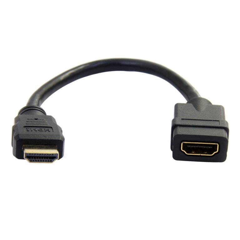 StarTech.com 6 in HDMI Extension Cable - Short HDMI Cable Male to Female - 4K HDMI Cable Extender - 4K 30Hz UHD HDMI Port Saver