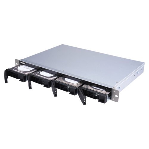 QNAP TS-431XeU NAS Rack (1U) Annapurna Labs Alpine AL-314 8 GB DDR3 8 TB HDD QNAP Turbo System Black, Stainless steel - Image 8