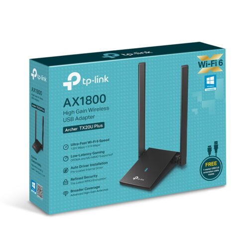 TP-Link AX1800 Dual Antennas High Gain Wireless USB Adapter - Image 6