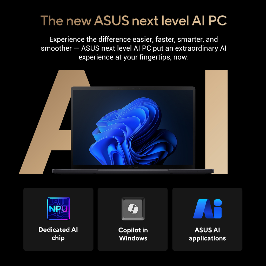 ASUS ProArt PX13 HN7306WV-LX012W Copilot+ PC AMD Ryzen AI 9 HX 370 Hybrid (2-in-1) 33.8 cm (13.3") Touchscreen 3K 24 GB LPDDR5x - Image 8
