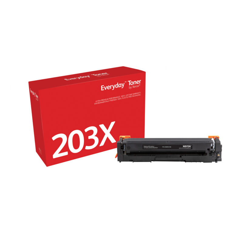 Everyday™ Black Toner by Xerox compatible with HP 203X (CF540X), High capacity
