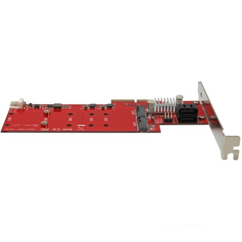 StarTech.com 2x M.2 NGFF SSD RAID Controller Card plus 2x SATA III Ports - PCIe - Image 9