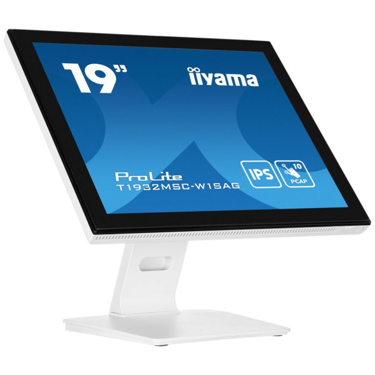 iiyama ProLite 19’’ 10pt touch monitor featuring IPS panel and AG coating