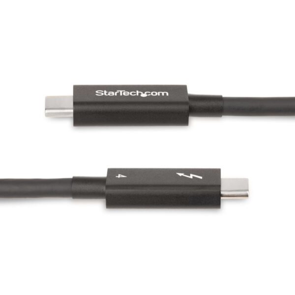 StarTech.com 6ft (2m) Active Thunderbolt 4 Cable, 40Gbps, 100W Power Delivery, 4K/8K Video, Intel-Certified Thunderbolt Cable - - Image 7