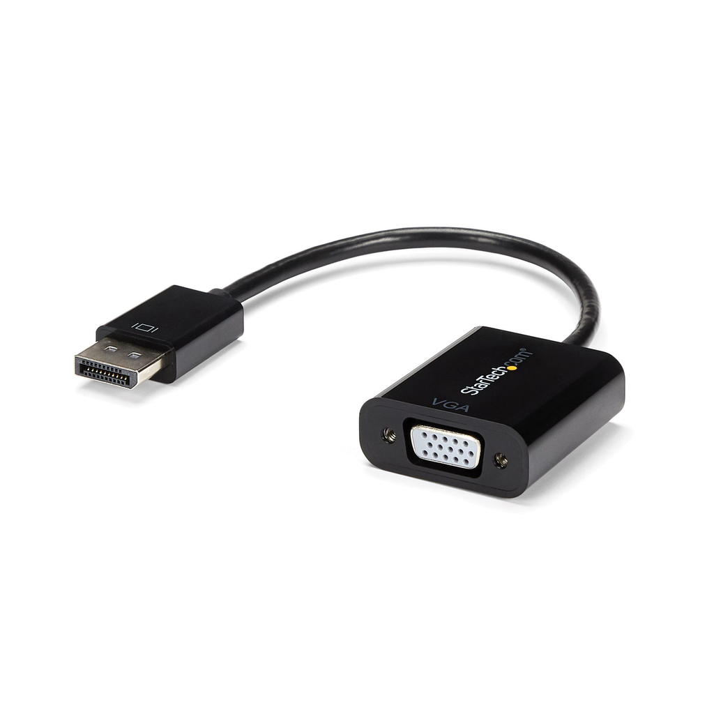 StarTech.com DisplayPort to VGA Adapter - Active DP to VGA Converter - 1080p Video - DP/DP++ Source to VGA Monitor Cable Adapte