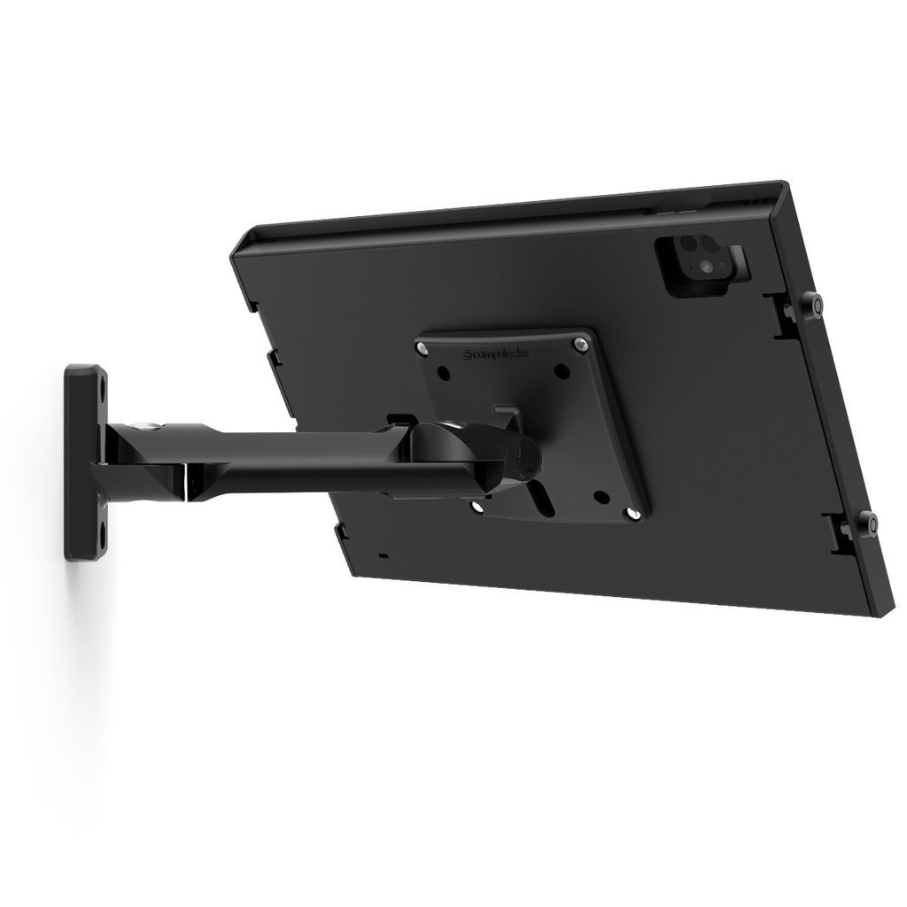 Compulocks iPad Pro M4 & M5 13", Apex Enclosure Swing Wall Mount - Black - Image 2