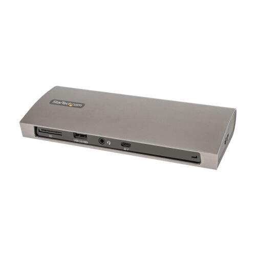 StarTech.com Thunderbolt 4 Dock, 96W Power Delivery, Single 8K/Dual Monitor 4K 60Hz, 3xTB4/USB4 ports, 4xUSB-A, SD, GbE, Thunde