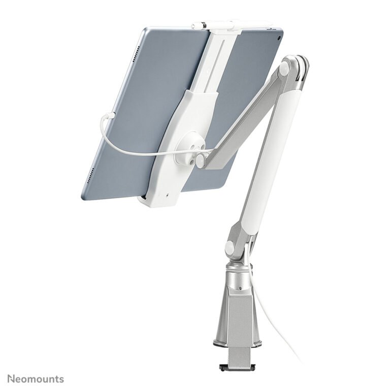 Neomounts TABLET-D100SILVER Tablet holder desk clamp 4.7-12.9" - universal - full motion