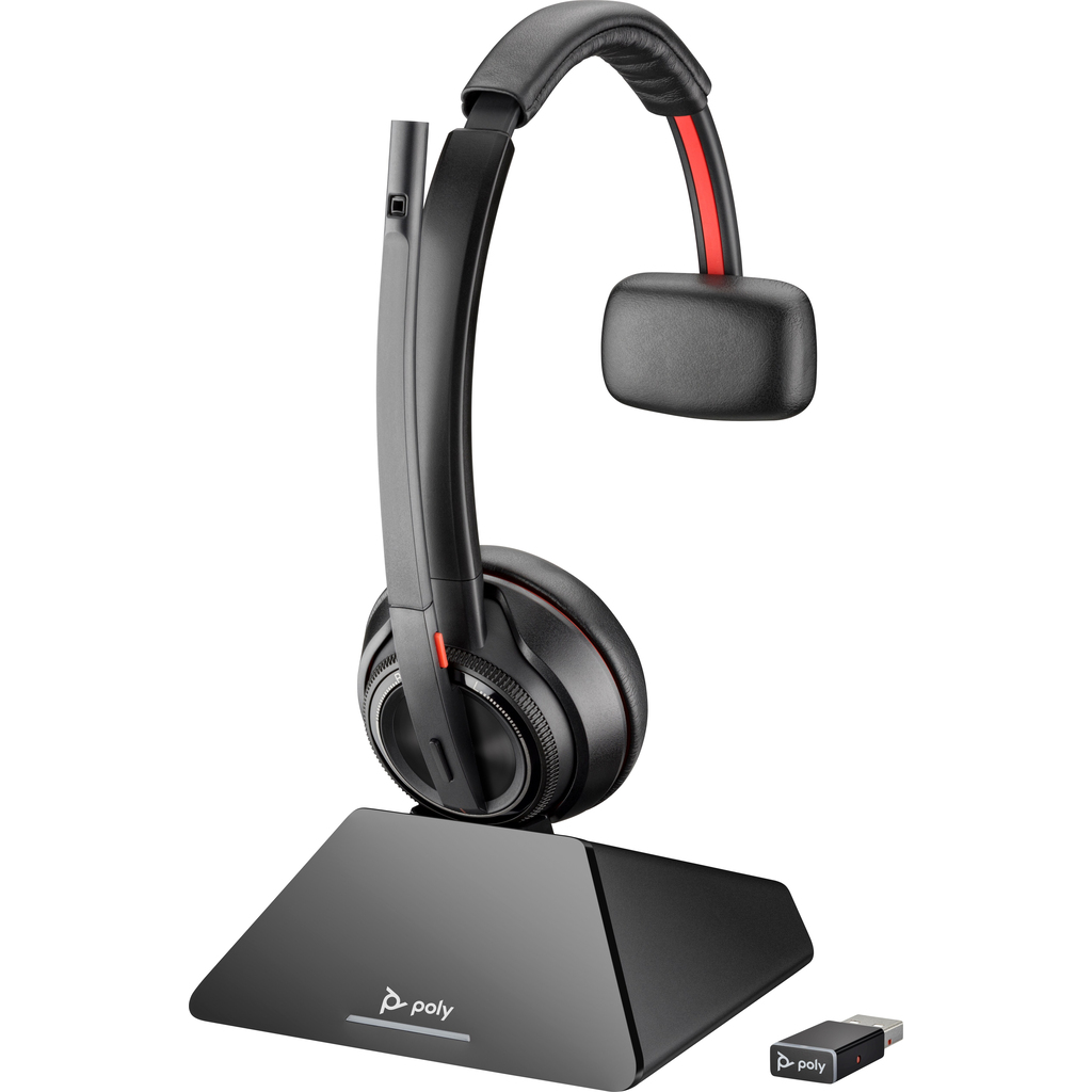 POLY Savi 8210 Office DECT 1880-1900 MHz Single Ear Headset
