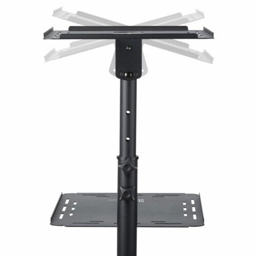 StarTech.com Mobile Projector and Laptop Stand/Cart - Heavy Duty Portable Projector Stand (2 Shelves, hold 22lb/10kg each) - He - Image 5