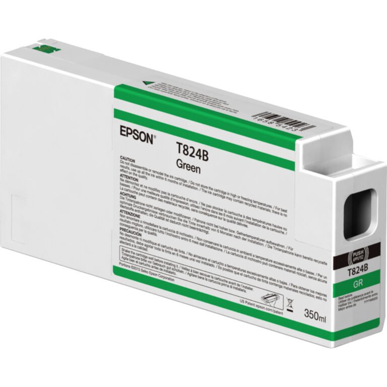 Epson Singlepack Green T824B00 UltraChrome HDX 350ml