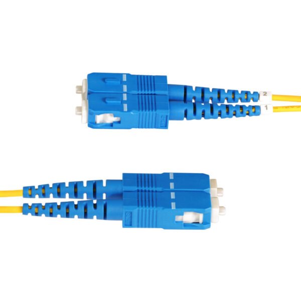 StarTech.com 3m (9.8ft) LC to SC (UPC) OS2 Single Mode Duplex Fiber Optic Cable, 9/125µm, 100G, Bend Insensitive, Low Insertio - Image 6