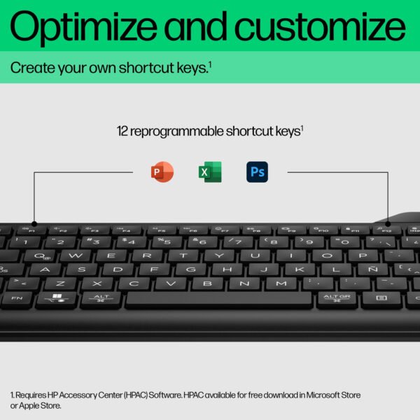 HP 475 Dual-Mode Wireless Keyboard - Image 5