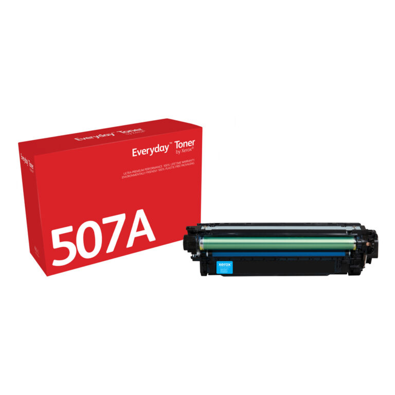 Everyday™ Cyan Toner by Xerox compatible with HP 507A (CE401A), Standard capacity