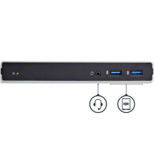 StarTech.com Dual-Monitor USB 3.0 Docking Station with DVI and Vertical Stand - Image 3