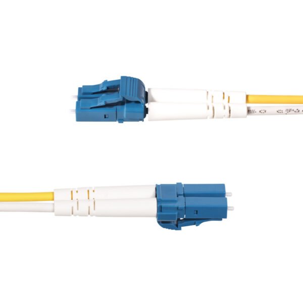 StarTech.com 20m (65.6ft) LC to SC (UPC) OS2 Single Mode Duplex Fiber Optic Cable, 9/125µm, 100G, Bend Insensitive, Low Insert - Image 2